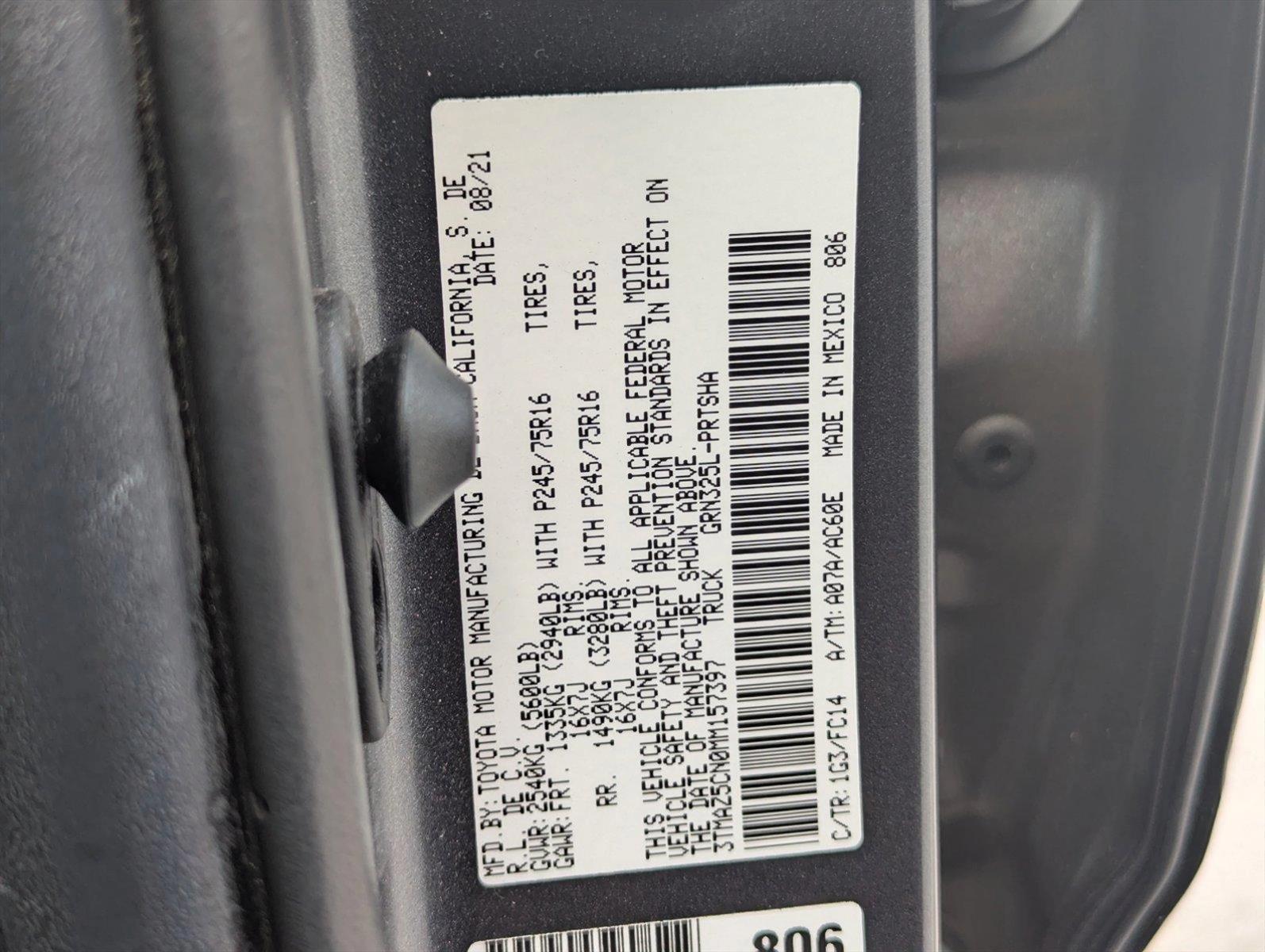 2021 Toyota Tacoma 2WD Vehicle Photo in Ft. Myers, FL 33907