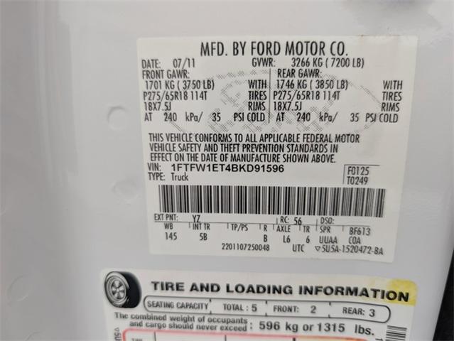 2011 Ford F-150 Vehicle Photo in ENGLEWOOD, CO 80113-6708