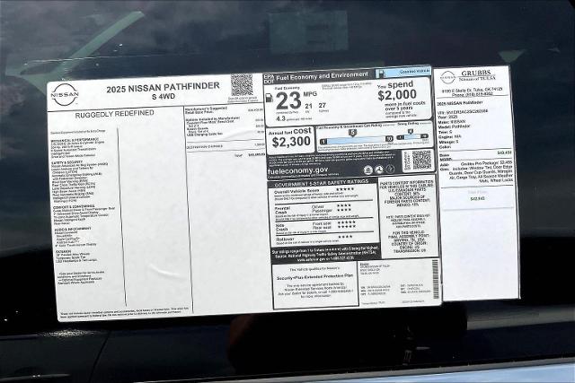 2025 Nissan Pathfinder Vehicle Photo in Tulsa, OK 74129