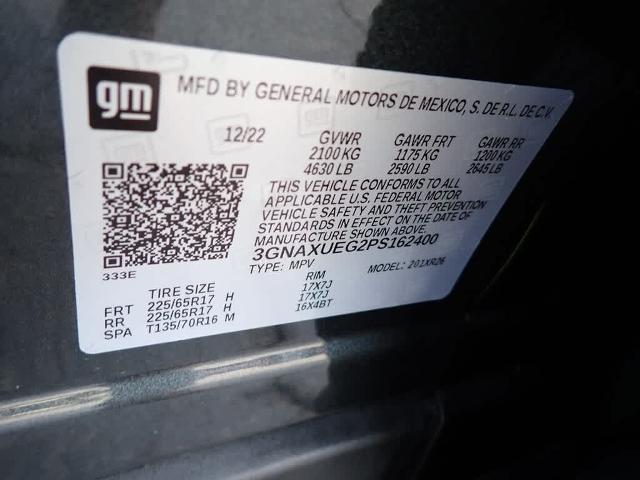 2023 Chevrolet Equinox Vehicle Photo in ZELIENOPLE, PA 16063-2910