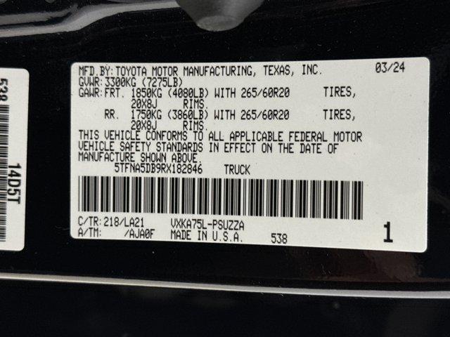 2024 Toyota Tundra 4WD Vehicle Photo in Charlotte, NC 28273