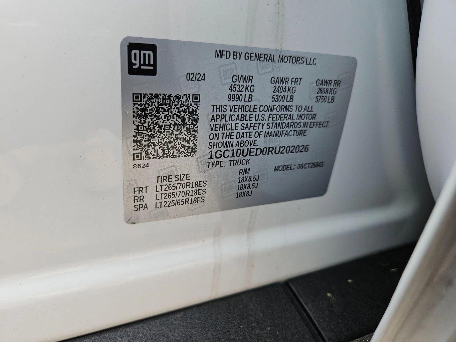 2024 Chevrolet Silverado EV Vehicle Photo in AUSTIN, TX 78759-4154