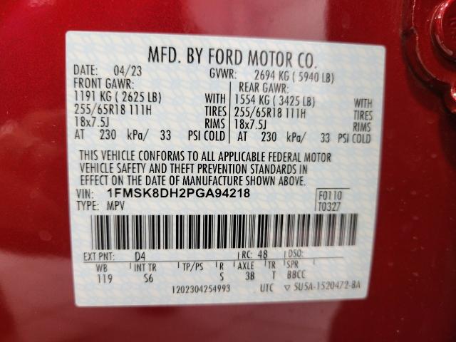 2023 Ford Explorer Vehicle Photo in Oshkosh, WI 54901