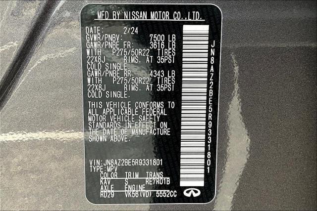 2024 INFINITI QX80 Vehicle Photo in San Antonio, TX 78230