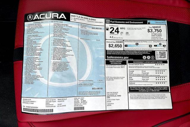 2025 Acura TLX Vehicle Photo in Grapevine, TX 76051