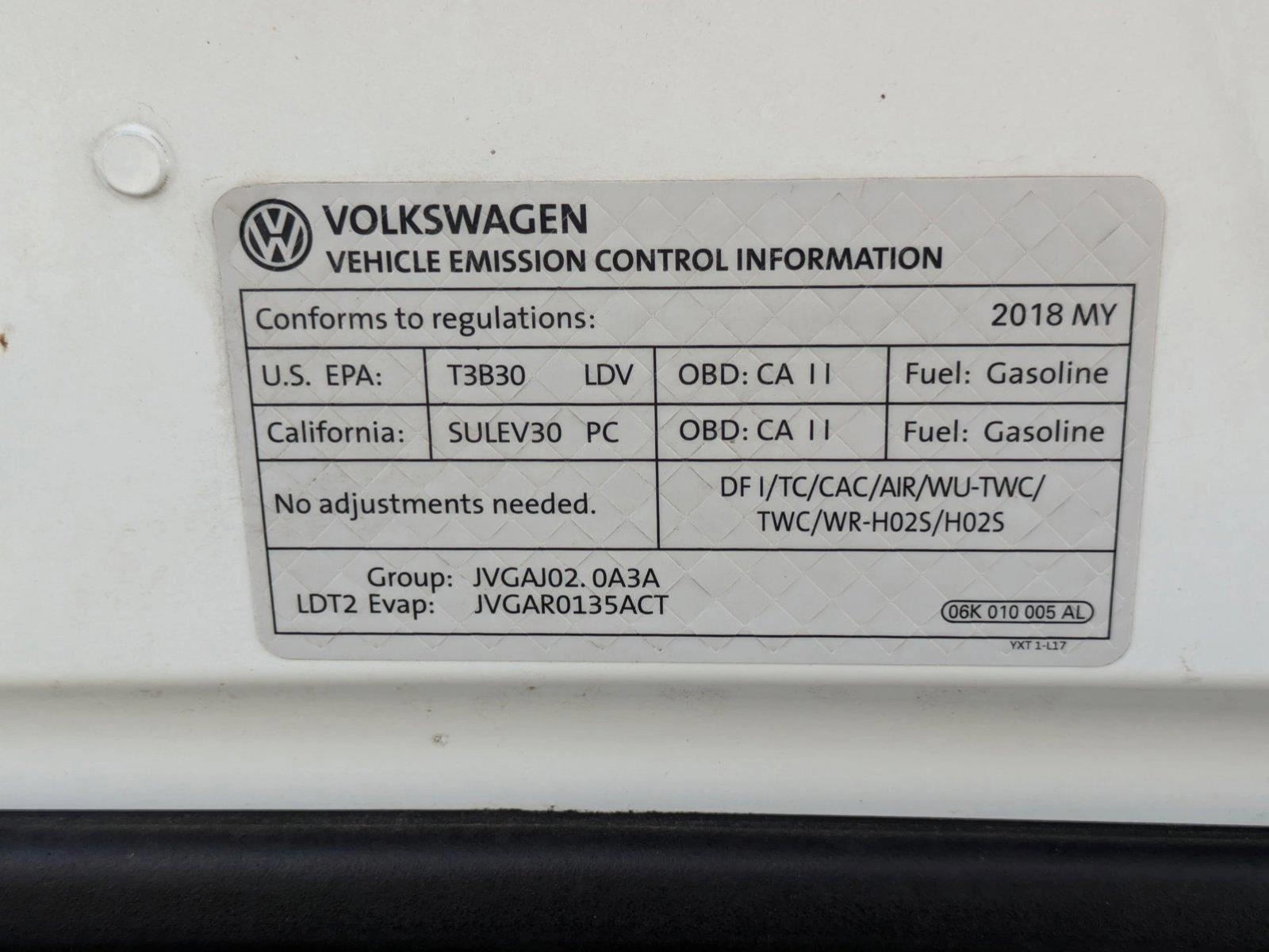 2018 Volkswagen Tiguan Vehicle Photo in Tustin, CA 92782