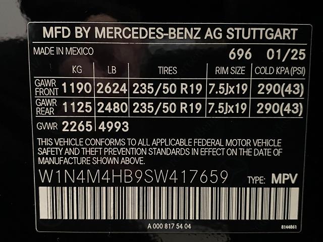 2025 Mercedes-Benz GLB Vehicle Photo in Appleton, WI 54913