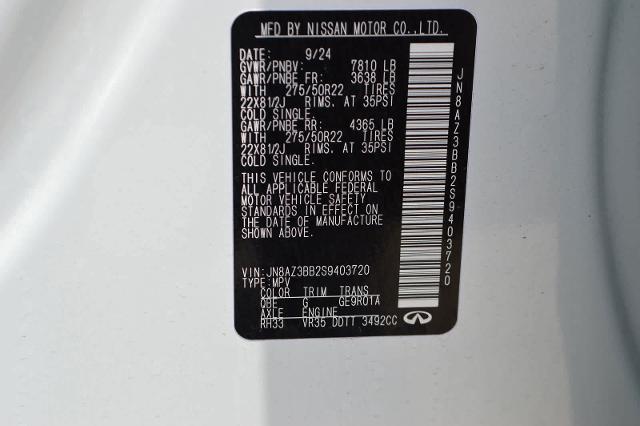 2025 INFINITI QX80 Vehicle Photo in Houston, TX 77090