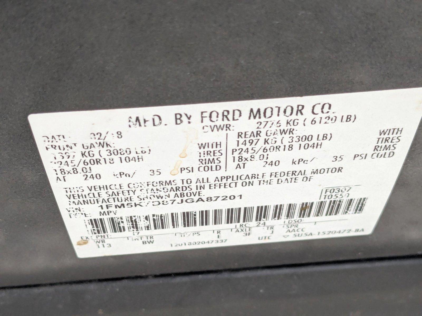 2018 Ford Explorer Vehicle Photo in Miami, FL 33015