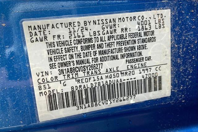 2025 Nissan Sentra Vehicle Photo in Tulsa, OK 74129