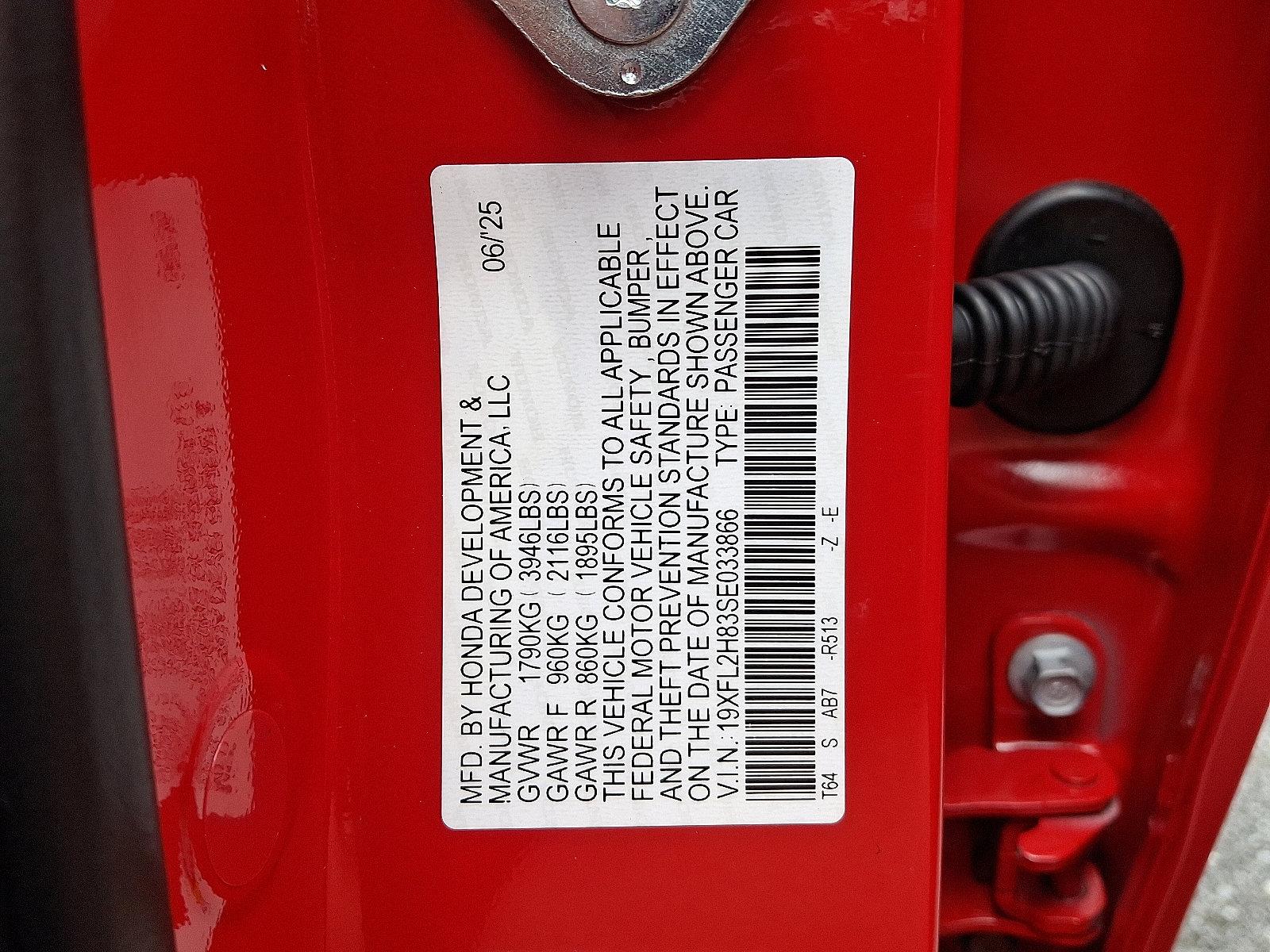 2025 Honda Civic Hatchback Vehicle Photo in Harrisburg, PA 17111