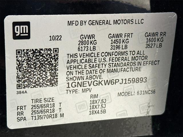 2023 Chevrolet Traverse Vehicle Photo in EVERETT, WA 98203-5662