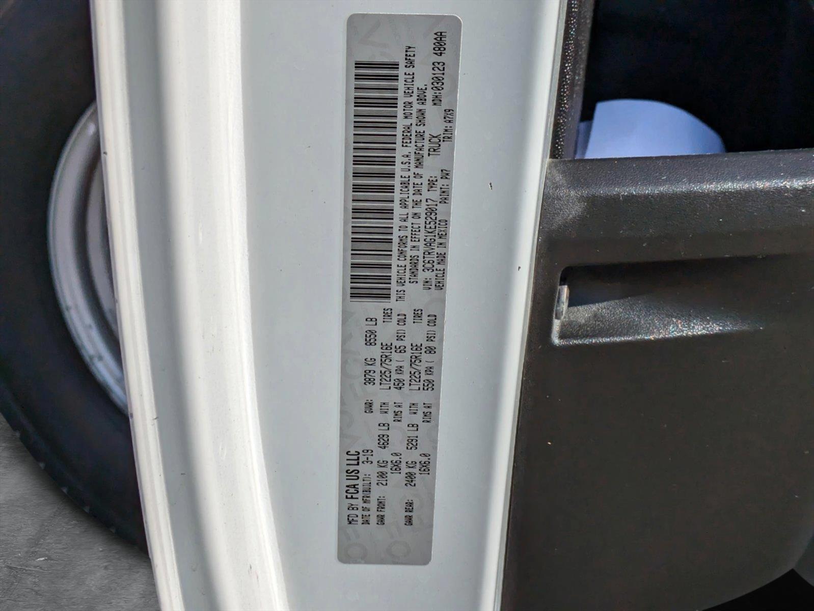 2019 Ram ProMaster Cargo Van Vehicle Photo in CORPUS CHRISTI, TX 78412-4902