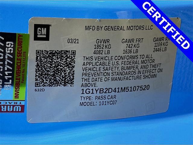 2021 Chevrolet Corvette Stingray Vehicle Photo in PUYALLUP, WA 98371-4149