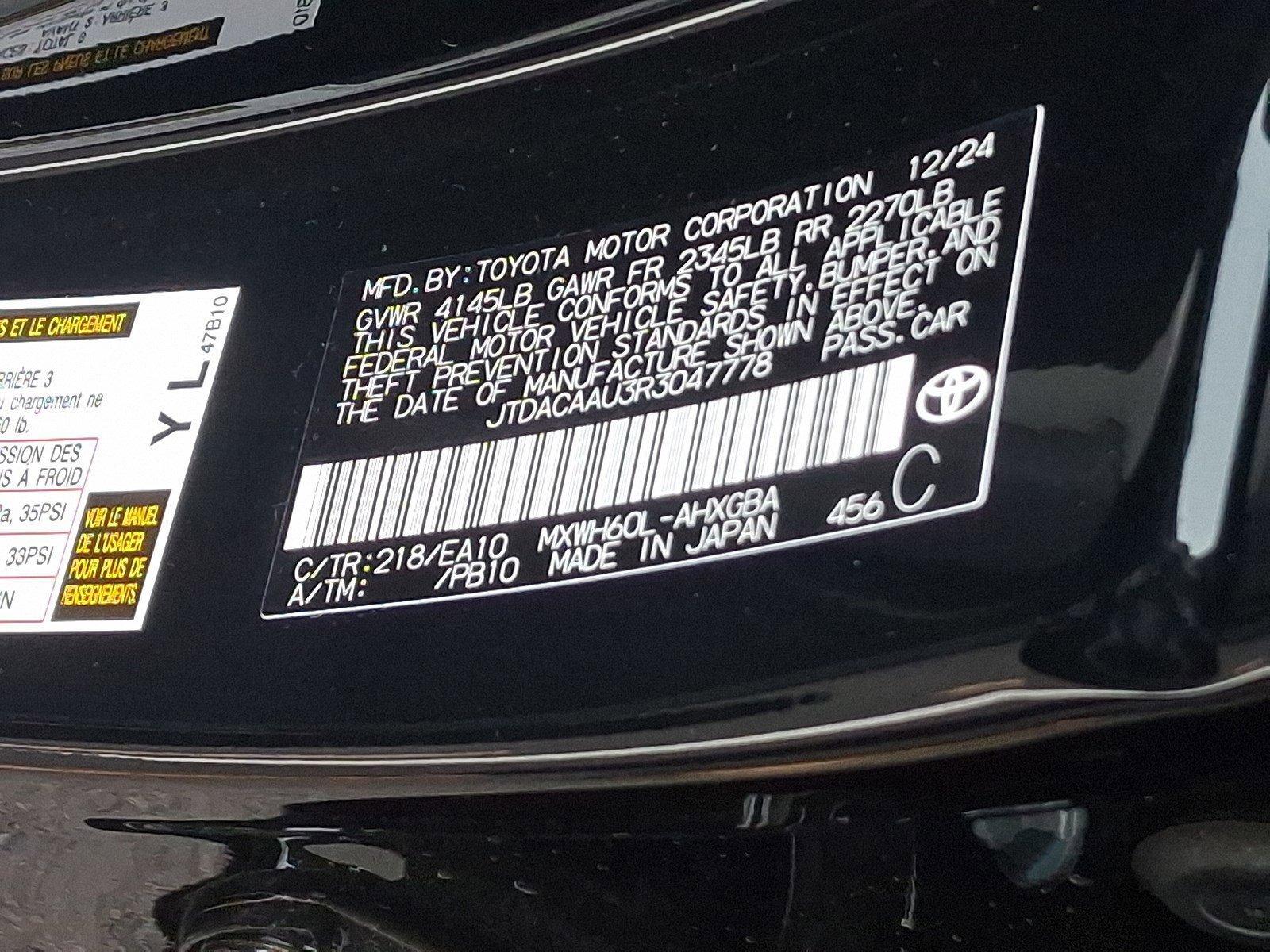 2024 Toyota Prius Vehicle Photo in Harrisburg, PA 17111