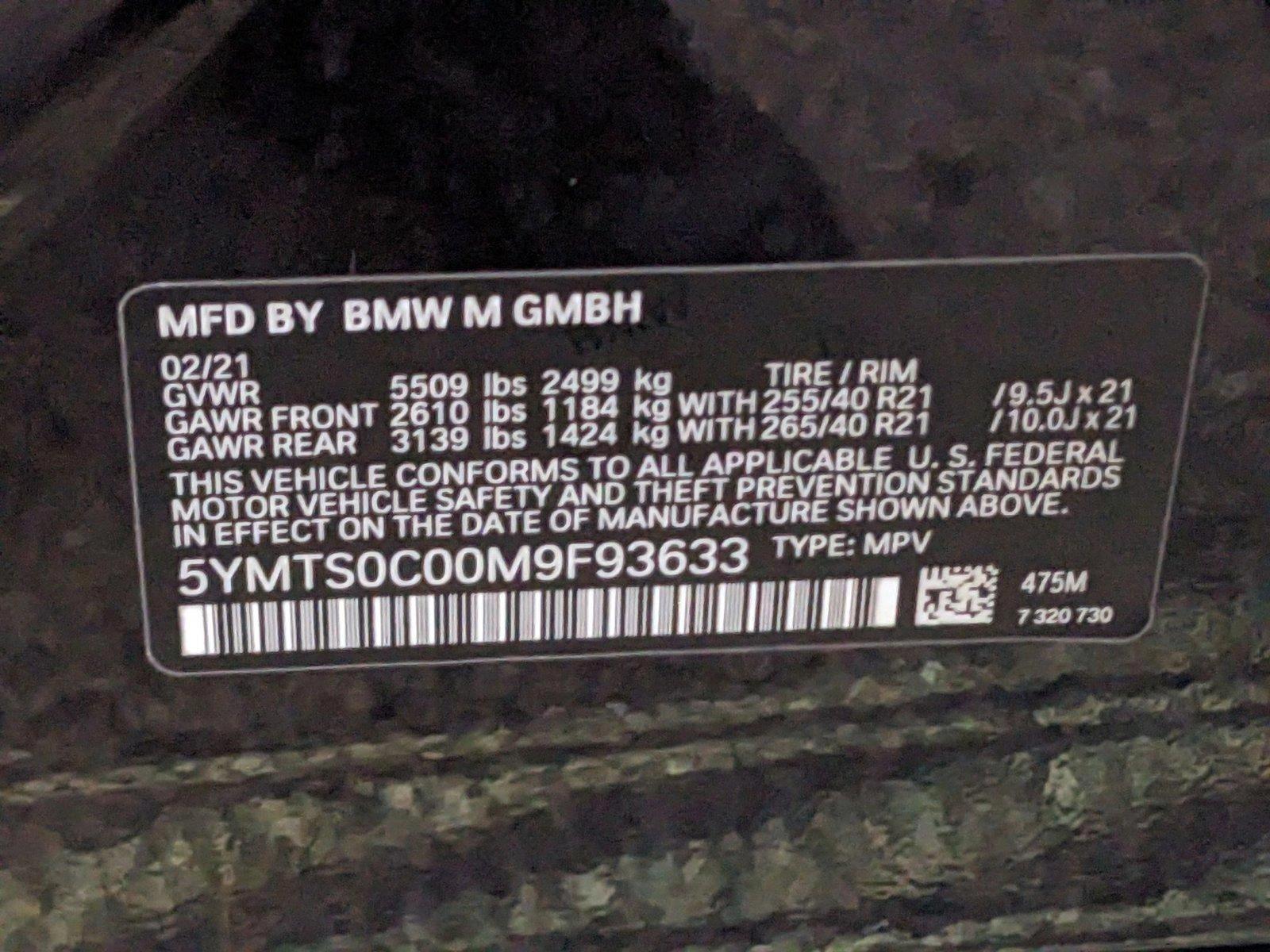 2021 BMW X3 M Vehicle Photo in WEST PALM BEACH, FL 33407-3296