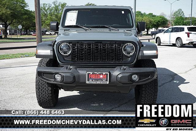 Used 2024 Jeep Wrangler 4-Door Willys with VIN 1C4PJXDN5RW219315 for sale in Dallas, TX