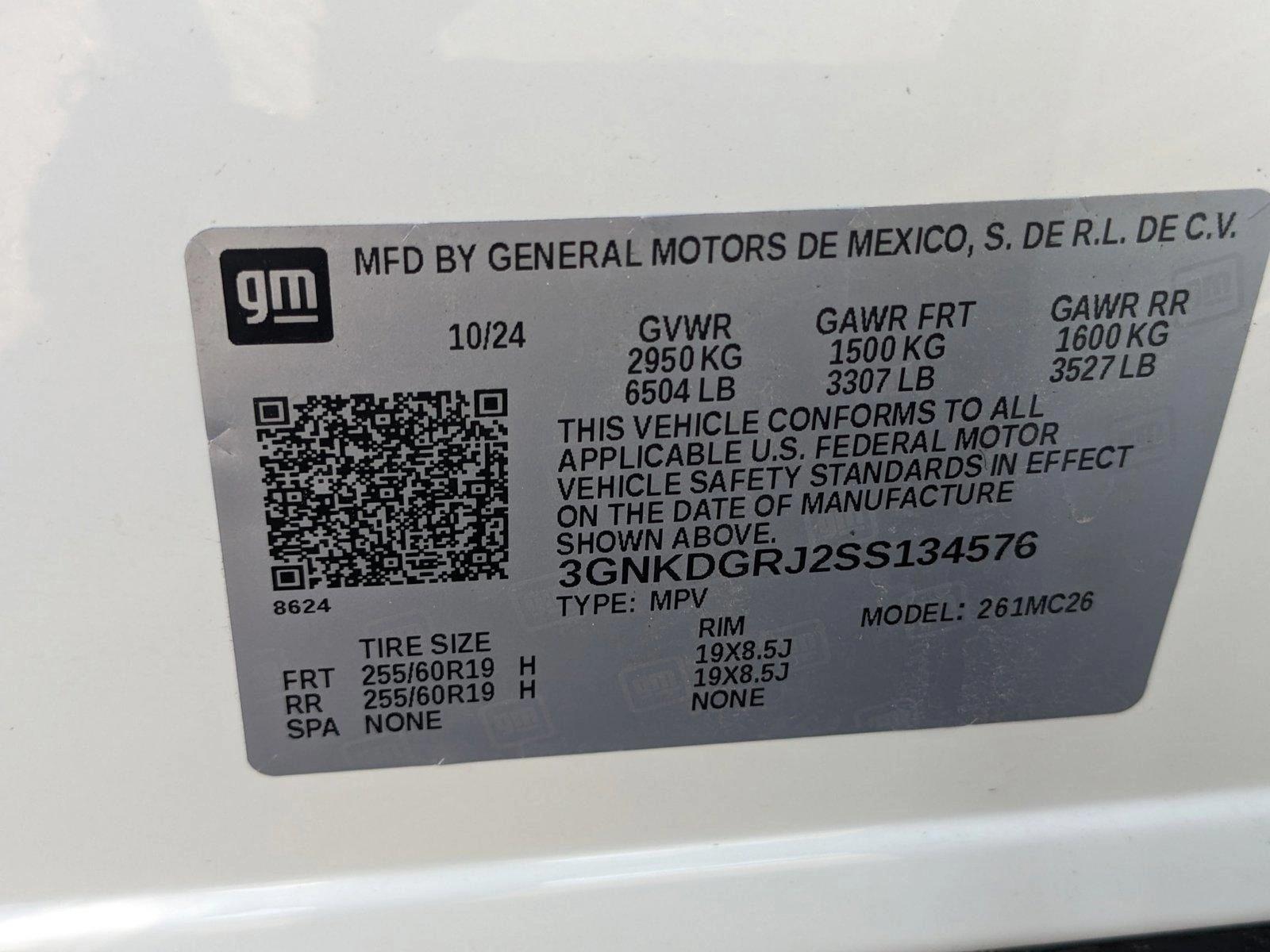 2025 Chevrolet Blazer EV Vehicle Photo in GREENACRES, FL 33463-3207