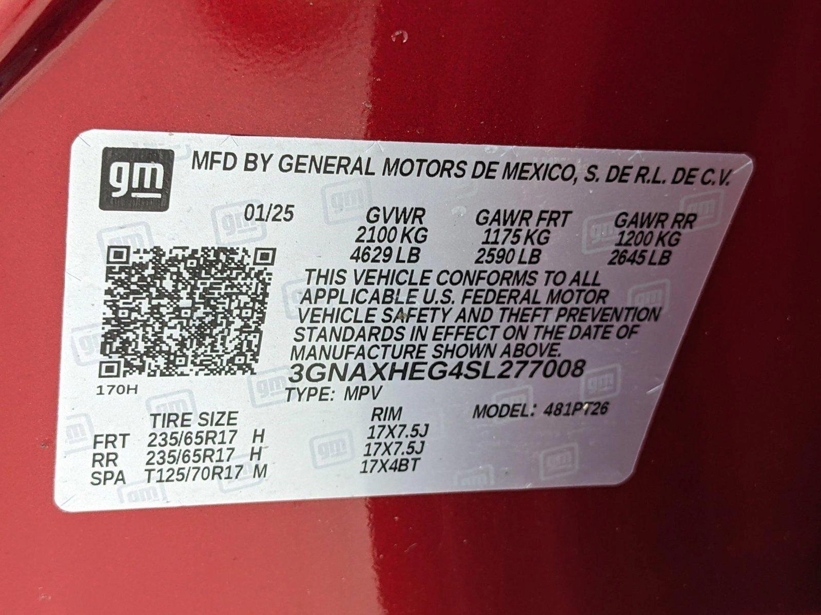 2025 Chevrolet Equinox Vehicle Photo in MIAMI, FL 33172-3015