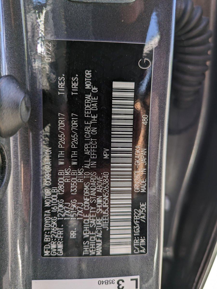 2022 Toyota 4Runner Vehicle Photo in Sanford, FL 32771