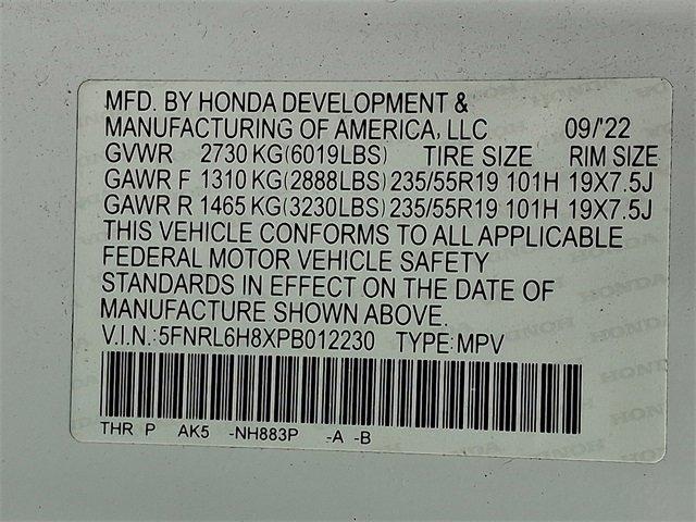 2023 Honda Odyssey Vehicle Photo in LANCASTER, PA 17601-0000