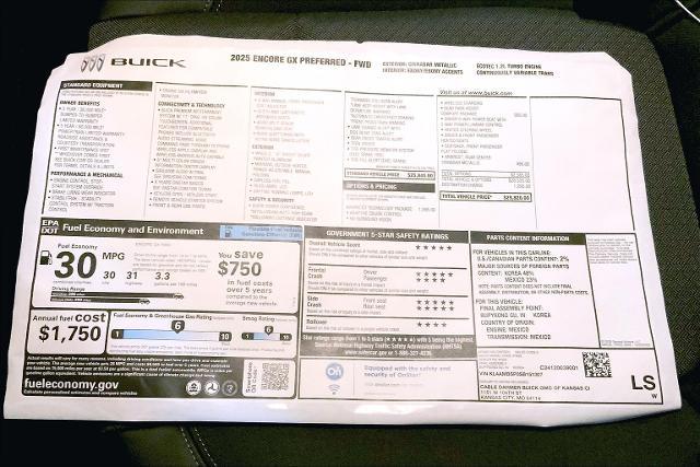 2025 Buick Encore GX Vehicle Photo in KANSAS CITY, MO 64114-4545