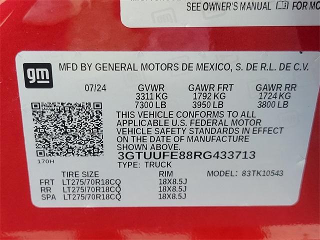 2024 GMC Sierra 1500 Vehicle Photo in LEWES, DE 19958-4935