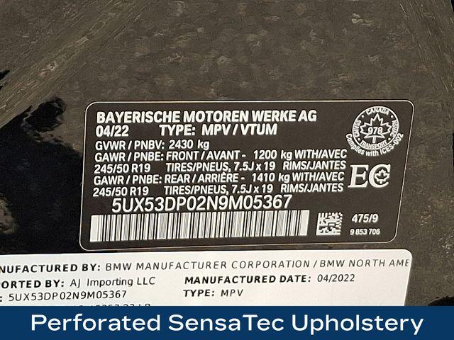 2022 BMW X3 Vehicle Photo in PAWLING, NY 12564-3219