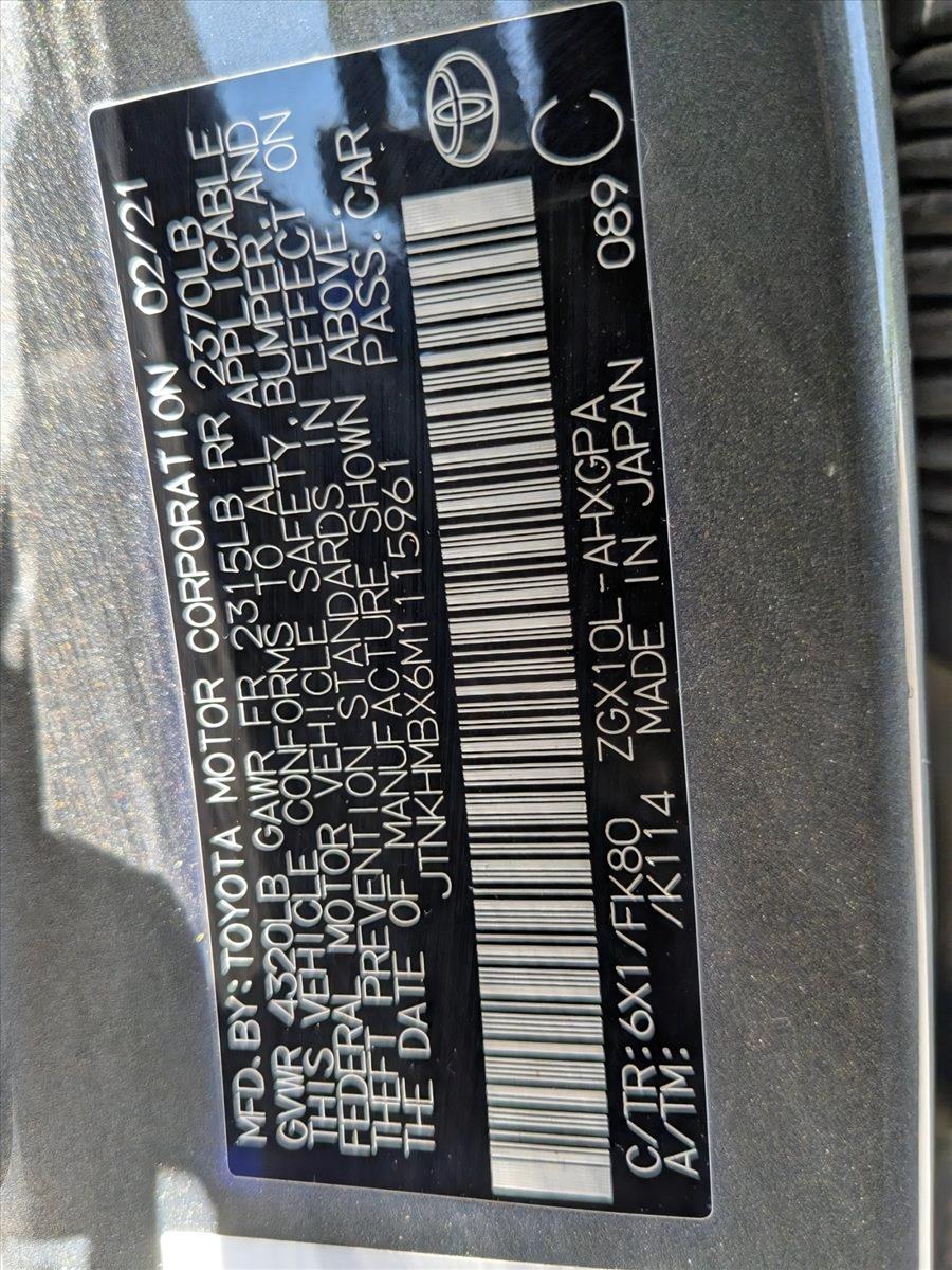 2021 Toyota C-HR Vehicle Photo in St. Petersburg, FL 33713