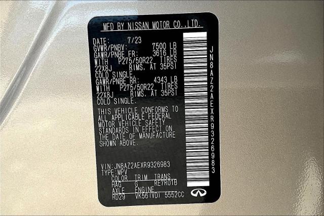 2024 INFINITI QX80 Vehicle Photo in San Antonio, TX 78230