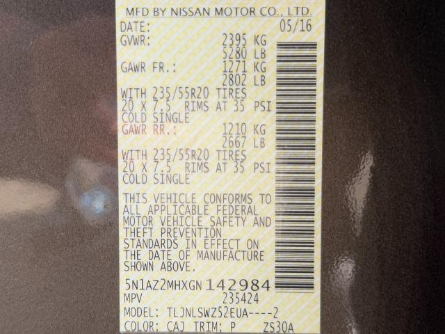 2016 Nissan Murano Vehicle Photo in Appleton, WI 54914
