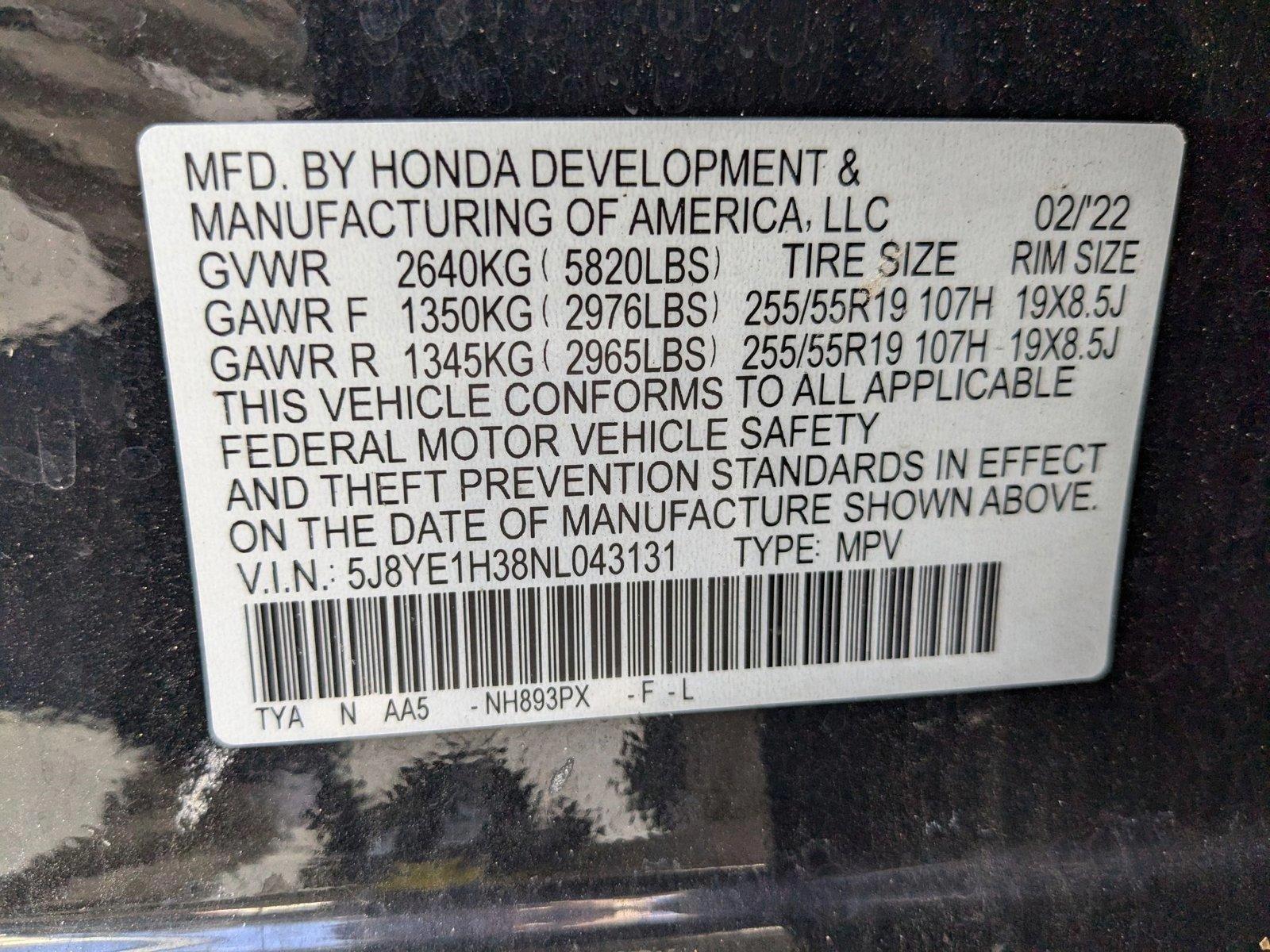 2022 Acura MDX Vehicle Photo in Sanford, FL 32771