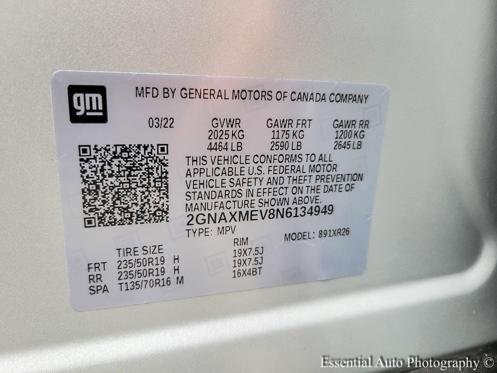 2022 Chevrolet Equinox Vehicle Photo in AURORA, IL 60503-9326