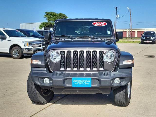 Used 2020 Jeep Wrangler Sport S with VIN 1C4GJXAN8LW180683 for sale in Aransas Pass, TX