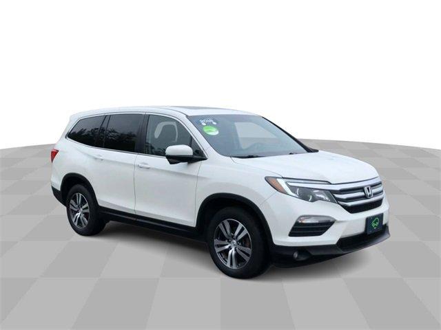 Used 2018 Honda Pilot EX-L with VIN 5FNYF6H52JB003358 for sale in Hermantown, Minnesota