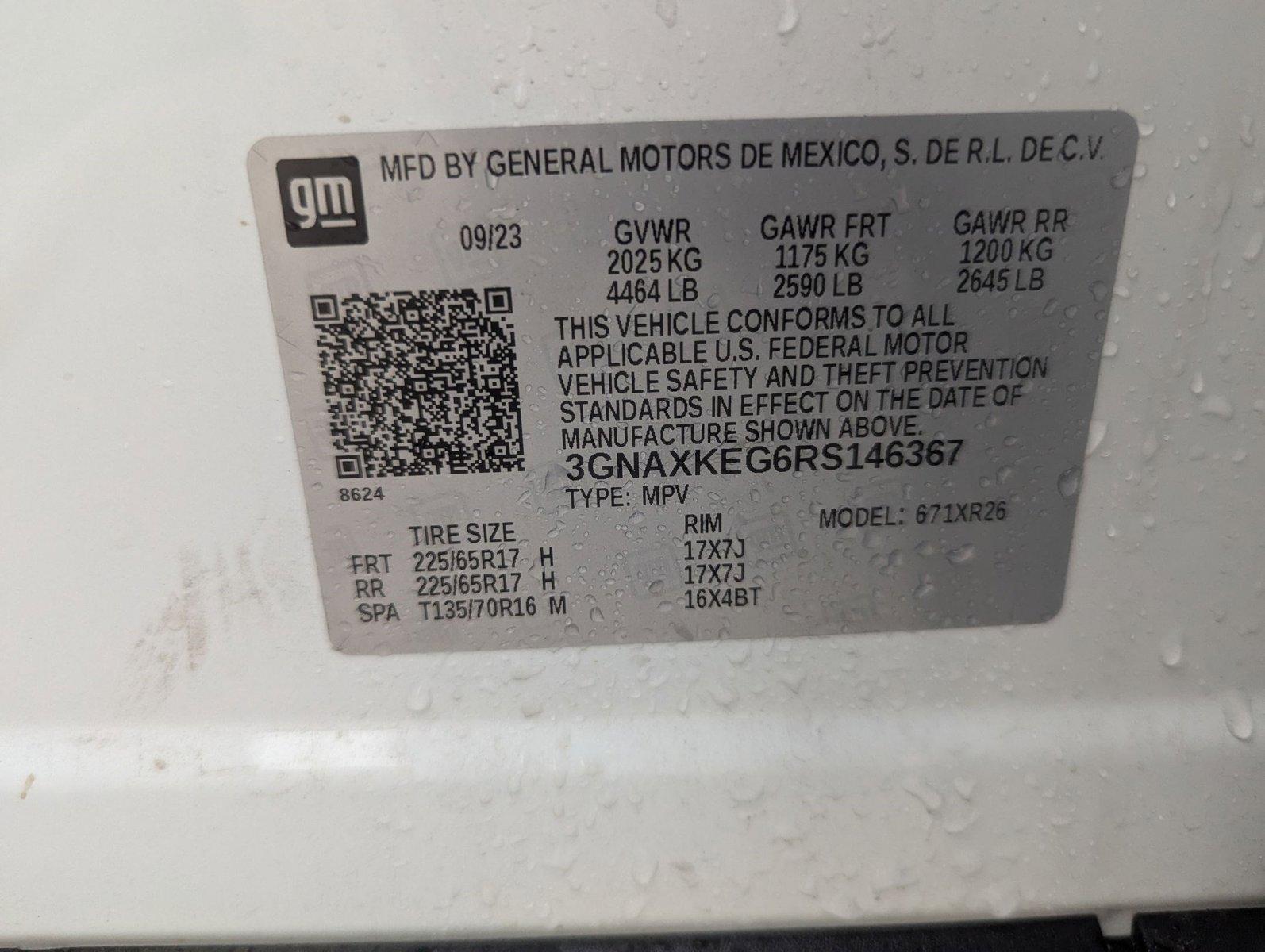 2024 Chevrolet Equinox Vehicle Photo in CORPUS CHRISTI, TX 78412-4902