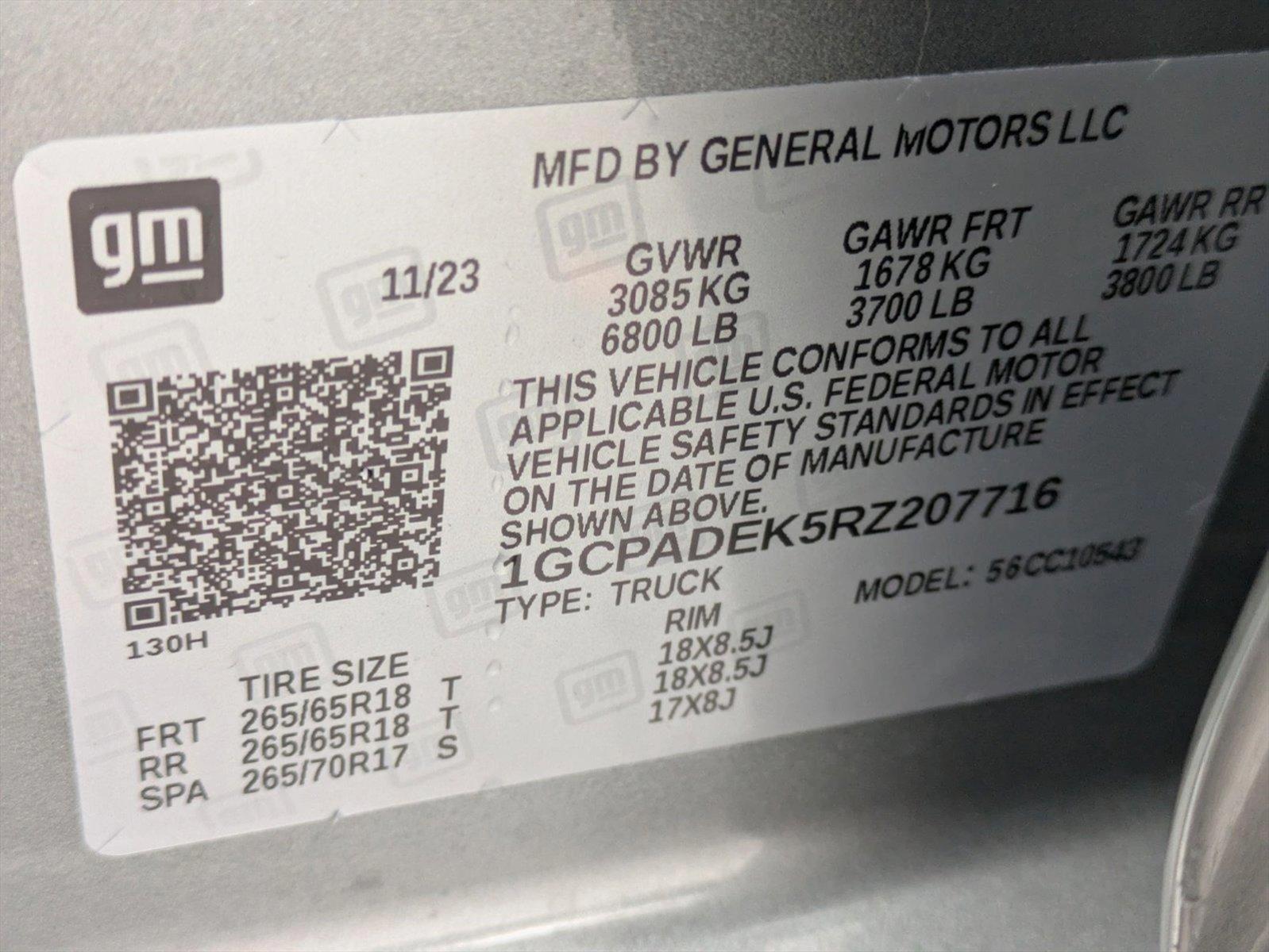 2024 Chevrolet Silverado 1500 Vehicle Photo in GREENACRES, FL 33463-3207