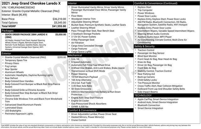 2021 Jeep Grand Cherokee Vehicle Photo in DANBURY, CT 06810-5034