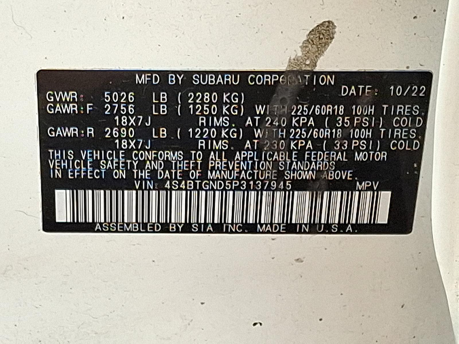 2023 Subaru Outback Vehicle Photo in Easton, PA 18045