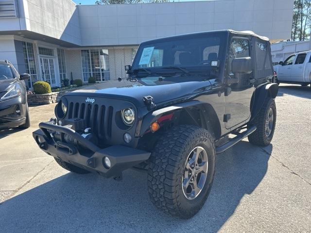 Used 2015 Jeep Wrangler Sport with VIN 1C4AJWAG1FL718003 for sale in Milledgeville, GA