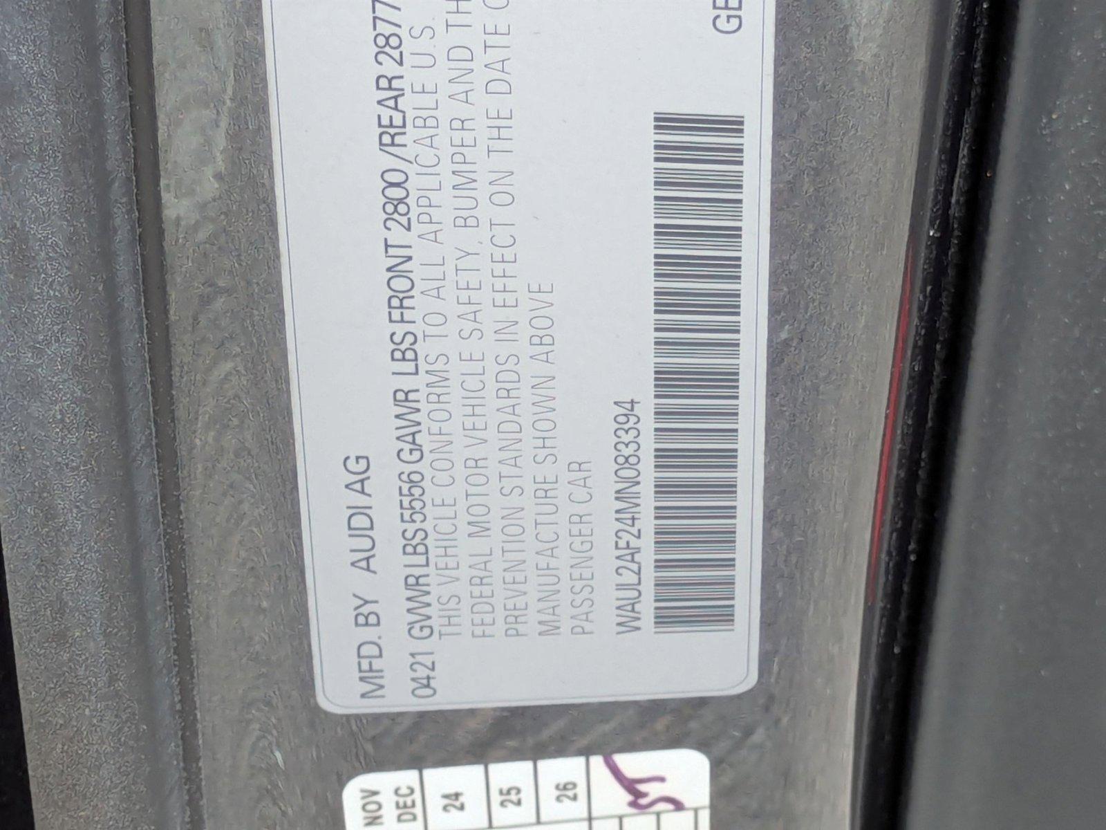 2021 Audi A6 Vehicle Photo in Clearwater, FL 33765