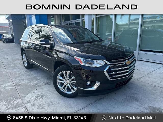 Used 2021 Chevrolet Traverse High Country with VIN 1GNERNKW8MJ245288 for sale in Miami, FL