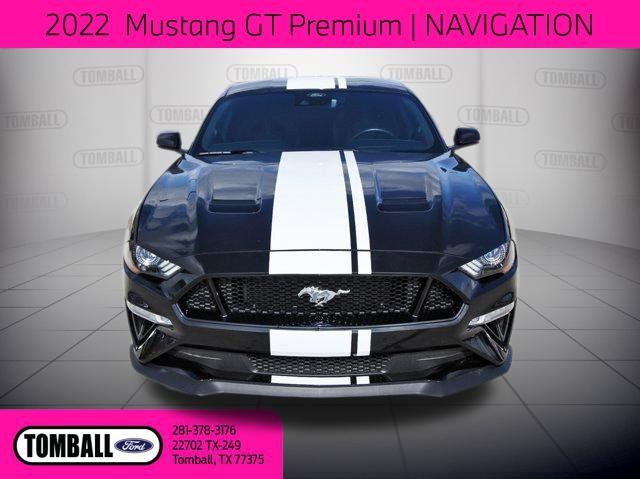 Used 2022 Ford Mustang GT Premium with VIN 1FA6P8CF9N5109657 for sale in Tomball, TX