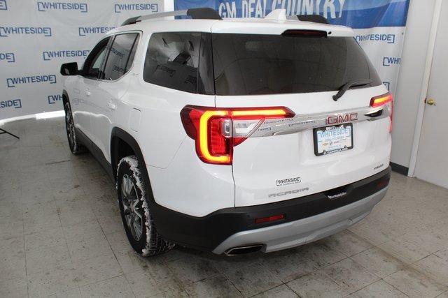 Used 2023 GMC Acadia SLT with VIN 1GKKNUL40PZ217610 for sale in Saint Clairsville, OH