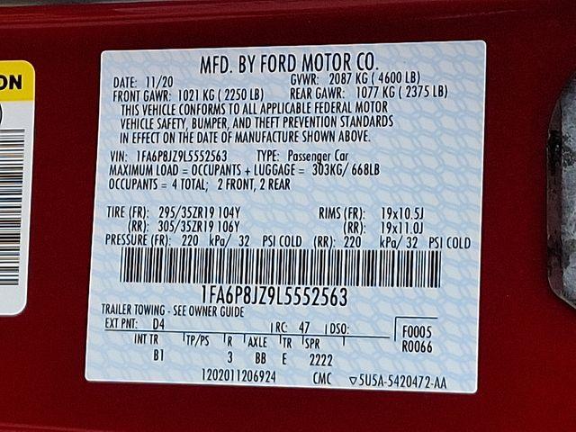 2020 Ford Mustang Vehicle Photo in DANBURY, CT 06810-5034