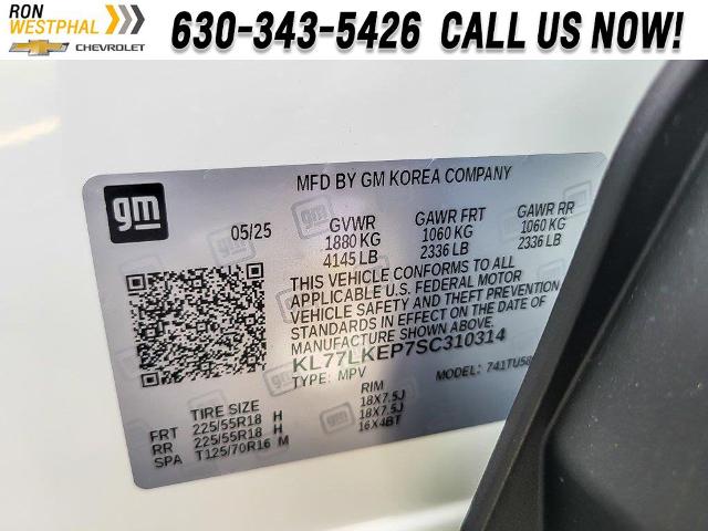 2025 Chevrolet Trax Vehicle Photo in AURORA, IL 60503-9326