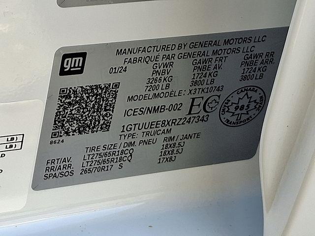 2024 GMC Sierra 1500 Vehicle Photo in DANBURY, CT 06810-5034