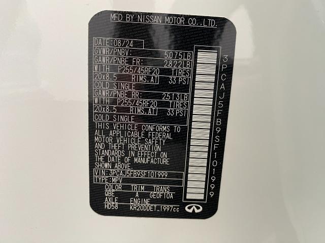 2025 INFINITI QX50 Vehicle Photo in Appleton, WI 54913