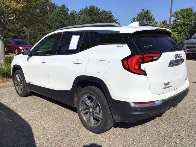 Used 2021 GMC Terrain SLT with VIN 3GKALVEVXML379972 for sale in Petoskey, MI