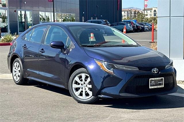 Used 2022 Toyota Corolla LE with VIN 5YFEPMAE8NP276412 for sale in Concord, CA